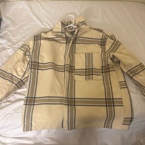 H&M Relaxed Fit Beige Shirt